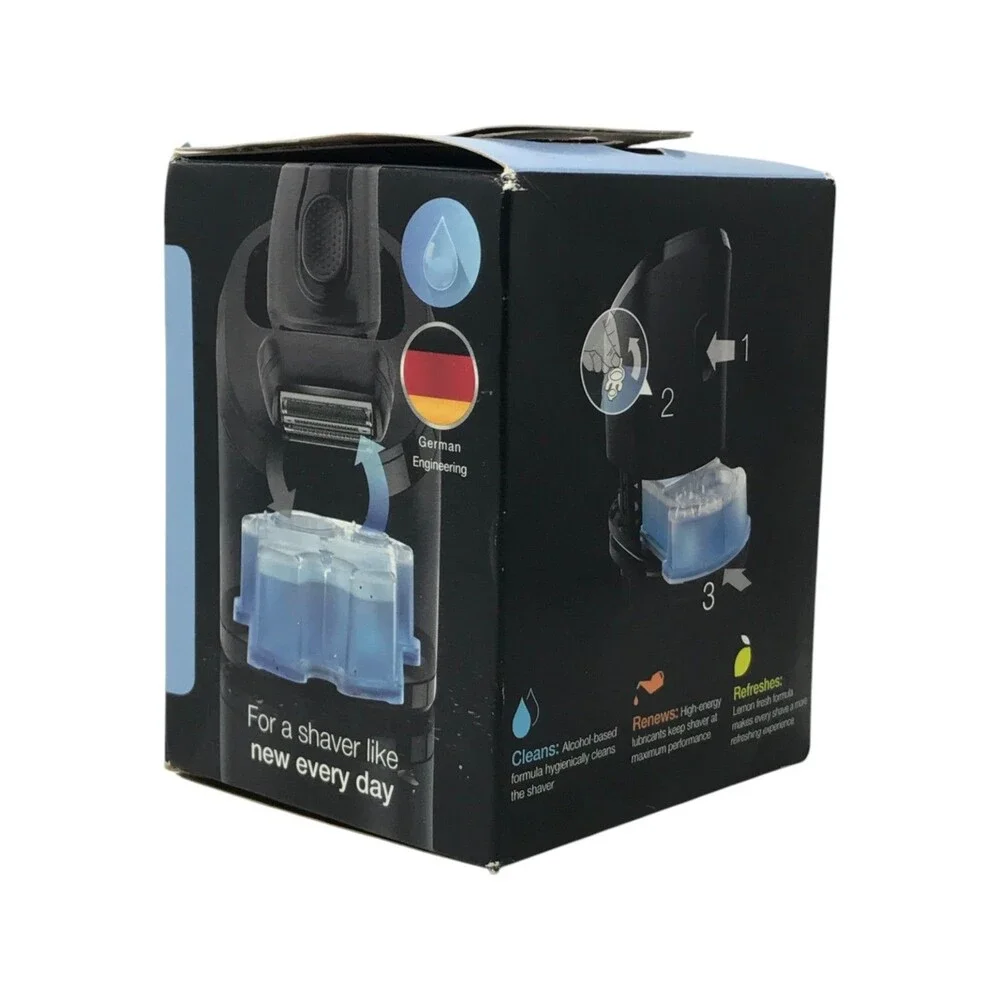 Braun CCR2 Type 5331 Clean & Renew Shaver Cleaning Cartridges Lemon Fresh 2-Pack